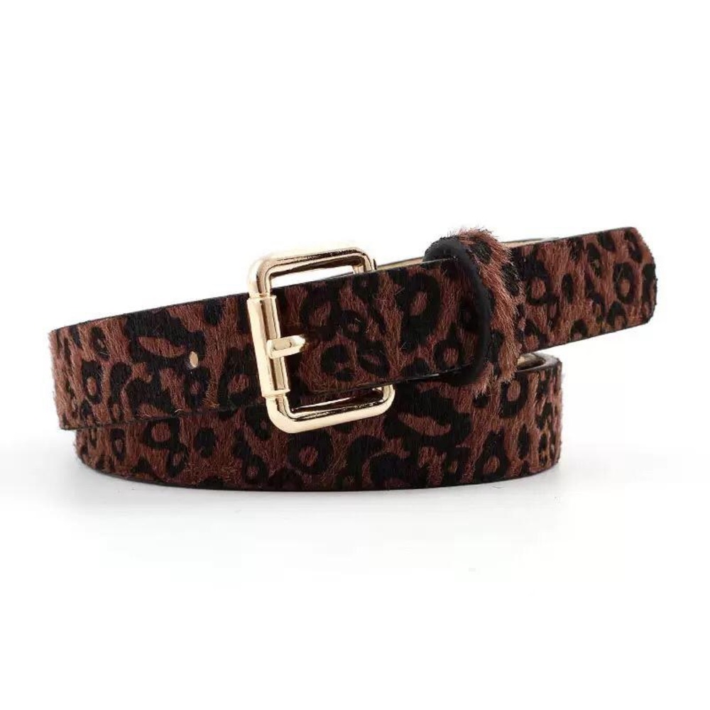 Leopard Print Belts (colors available)